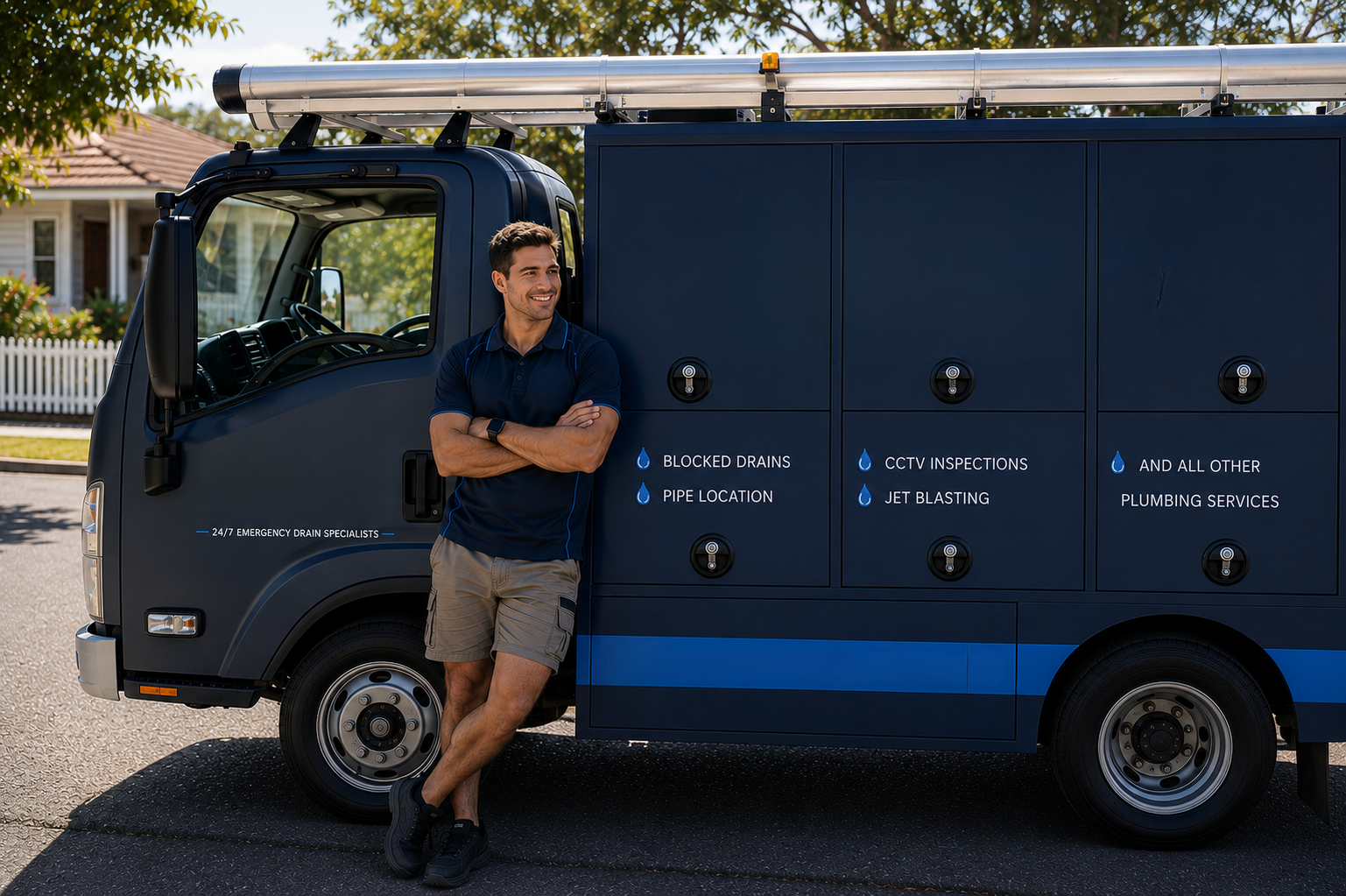 Plumber with Annandale Blocked Drains van