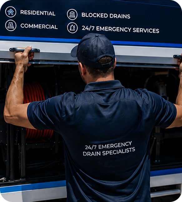 Licensed blocked drain plumber servicing a Annandale home